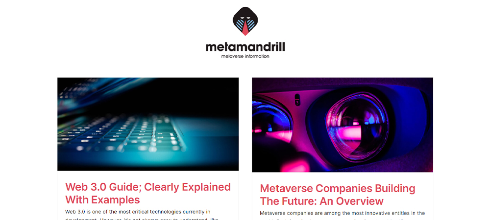 metaverse blogs metamandrill
