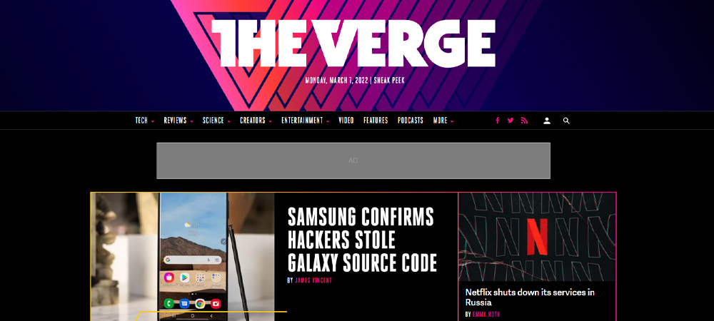 tech blogs the verge
