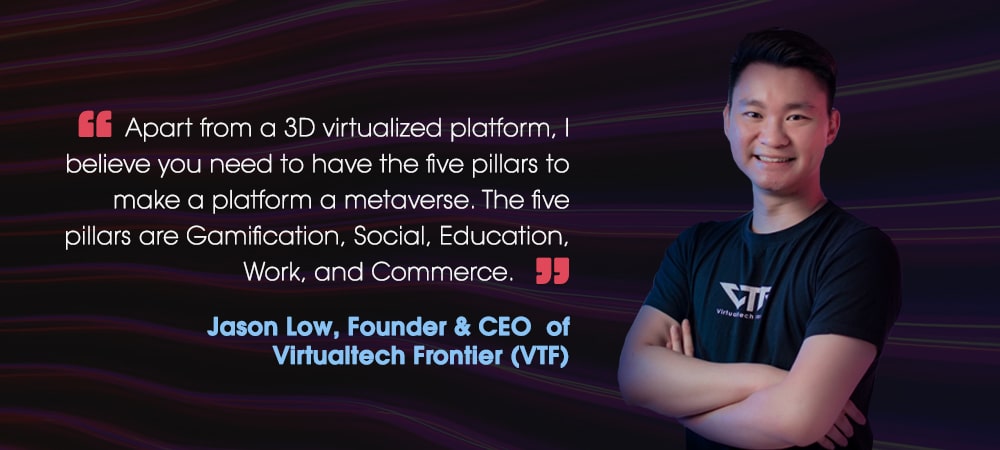 métaverse signifiant Jason Low de Virtualtech Frontier