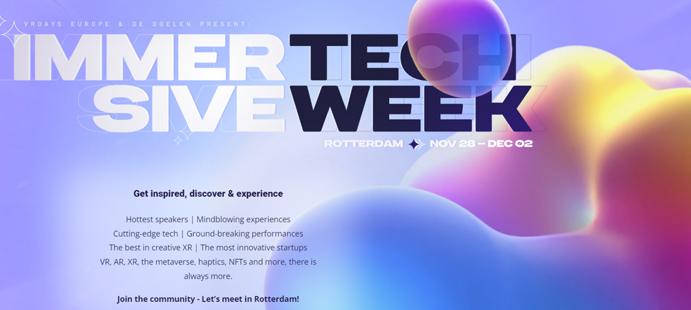 metaverse events immersive tech week