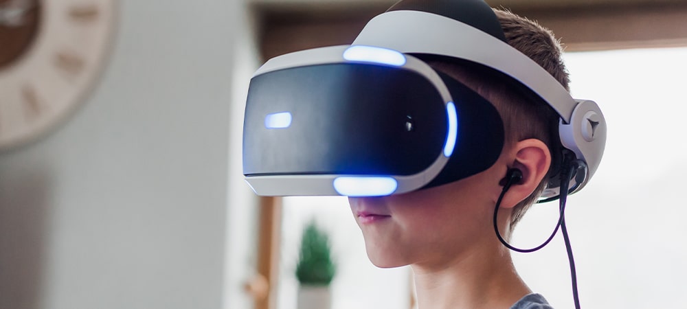 cuffie per realtà virtuale