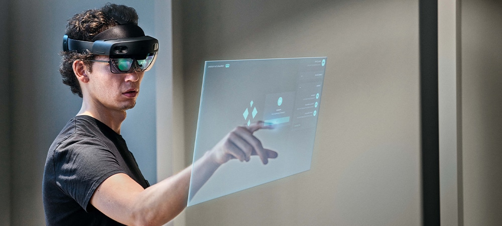 experiência microsoft hololens