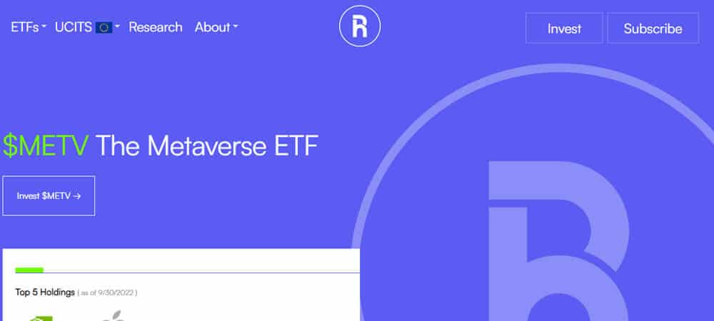 metaverse etf roundhill ball