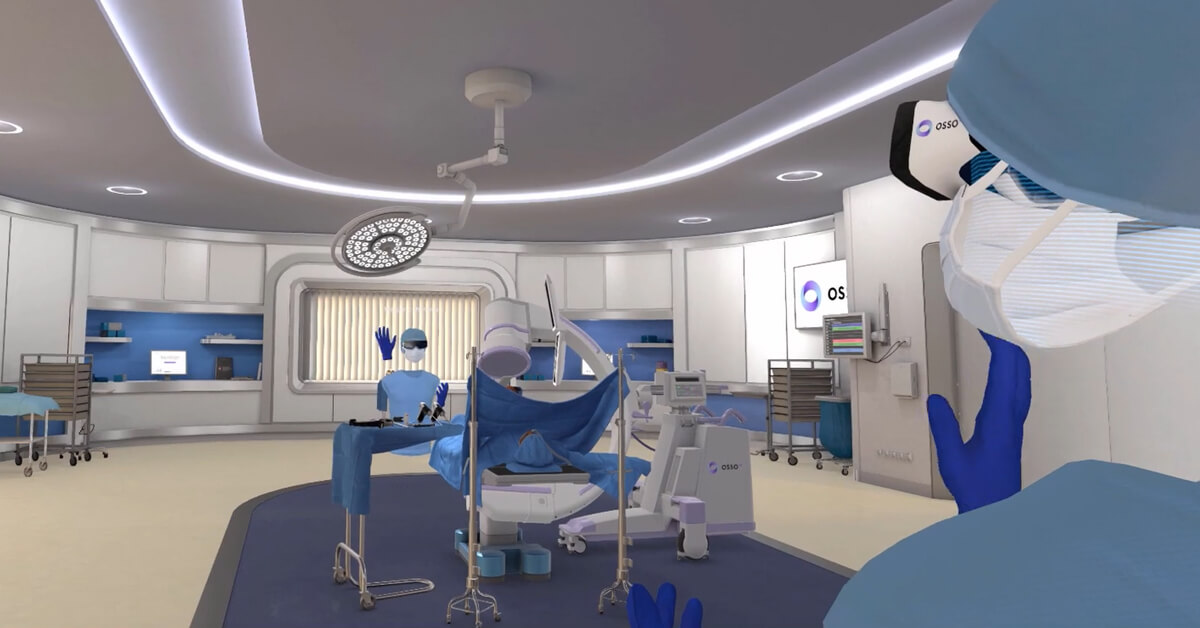 assistenza sanitaria in realtà virtuale