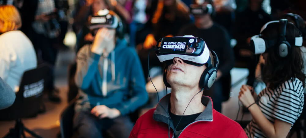 realtà virtuale nell'intrattenimento vr cinema
