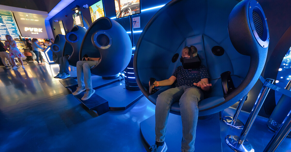 realidade virtual no entretenimento